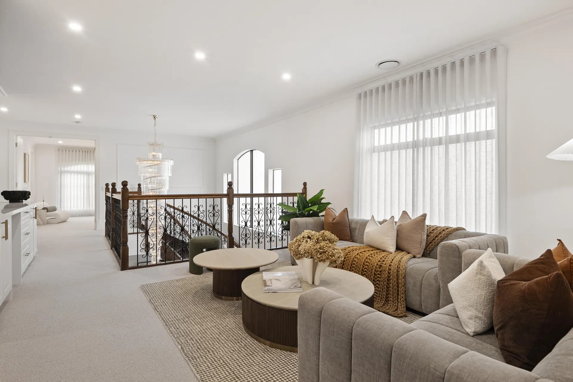 Completed TMBR flooring installation in a bright Melbourne living area