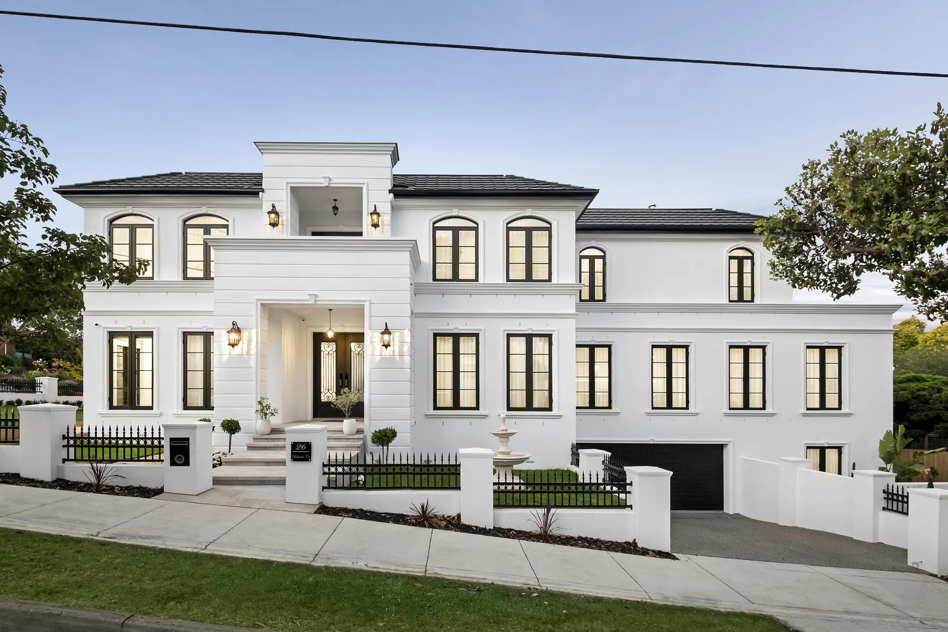 Completed TMBR flooring project home in Doncaster East at dusk